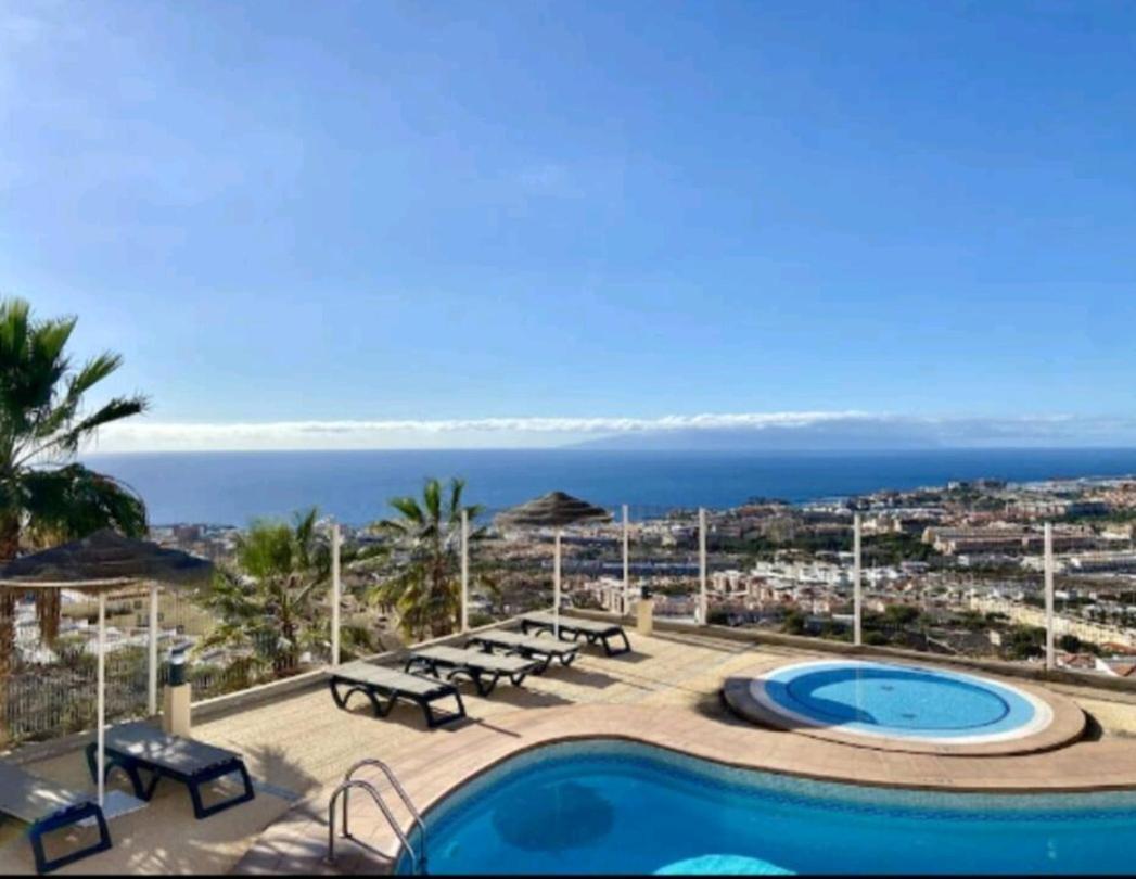 Luxury Sunset 408 Heated Pool With Air Condition And Sea Views Costa Adeje Dış mekan fotoğraf